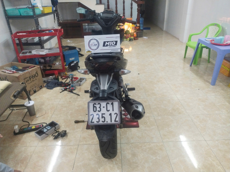 Độ đèn nâng cấp ánh sáng Titan M10 Ultra V2 cho xe Exciter 2019